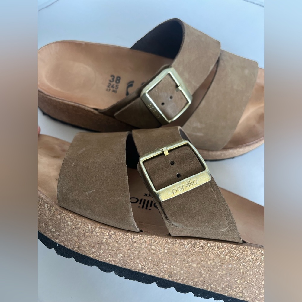 Papillio by Birkenstock Almina in Dark Tea Size 38 - Picture 6 of 12